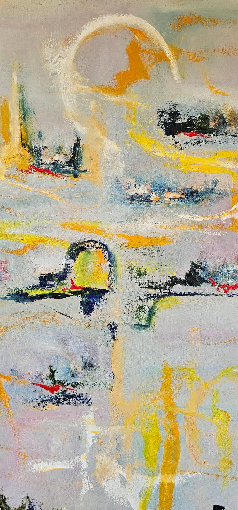 Original Figurative Abstract Painting by Shalev Mann