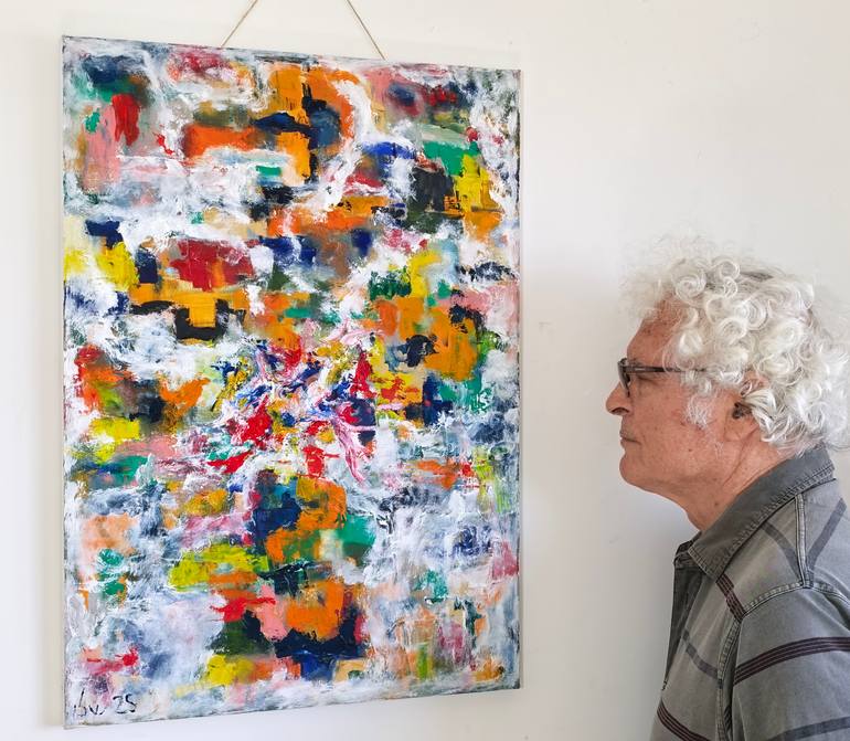 Original Figurative Abstract Painting by Shalev Mann