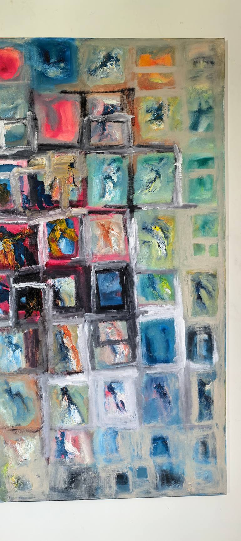 Original Figurative Abstract Painting by Shalev Mann
