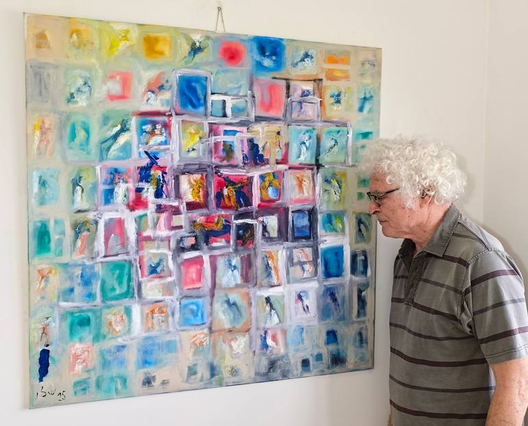 Original Figurative Abstract Painting by Shalev Mann