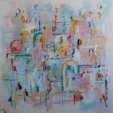 Print of Architecture Paintings by Shalev Mann