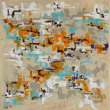 Original Abstract Music Paintings by Shalev Mann