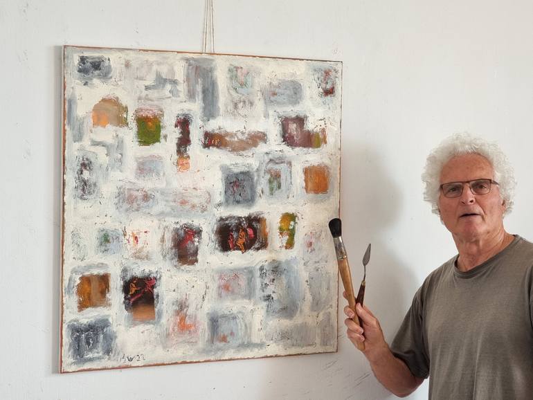 Original Figurative Abstract Painting by Shalev Mann