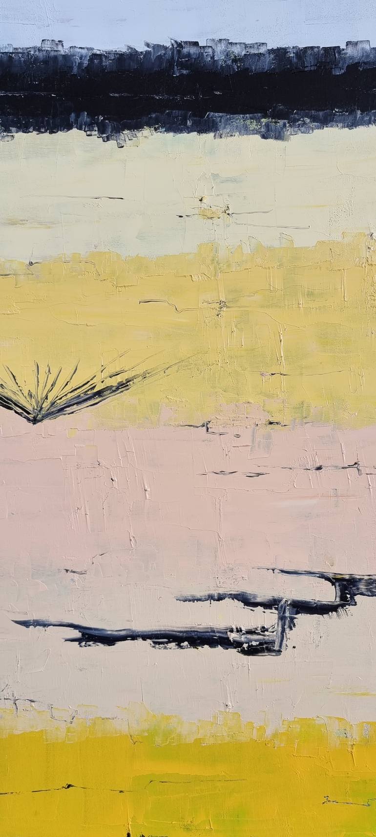 Original Abstract Landscape Painting by Shalev Mann