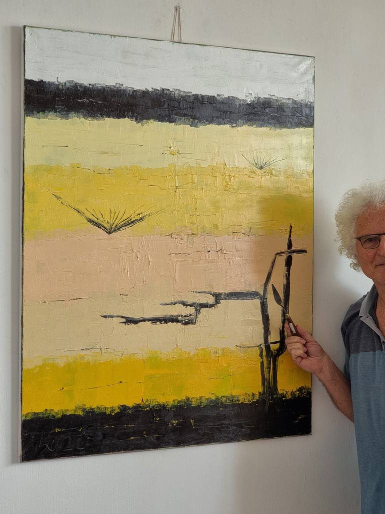 Original Abstract Landscape Painting by Shalev Mann