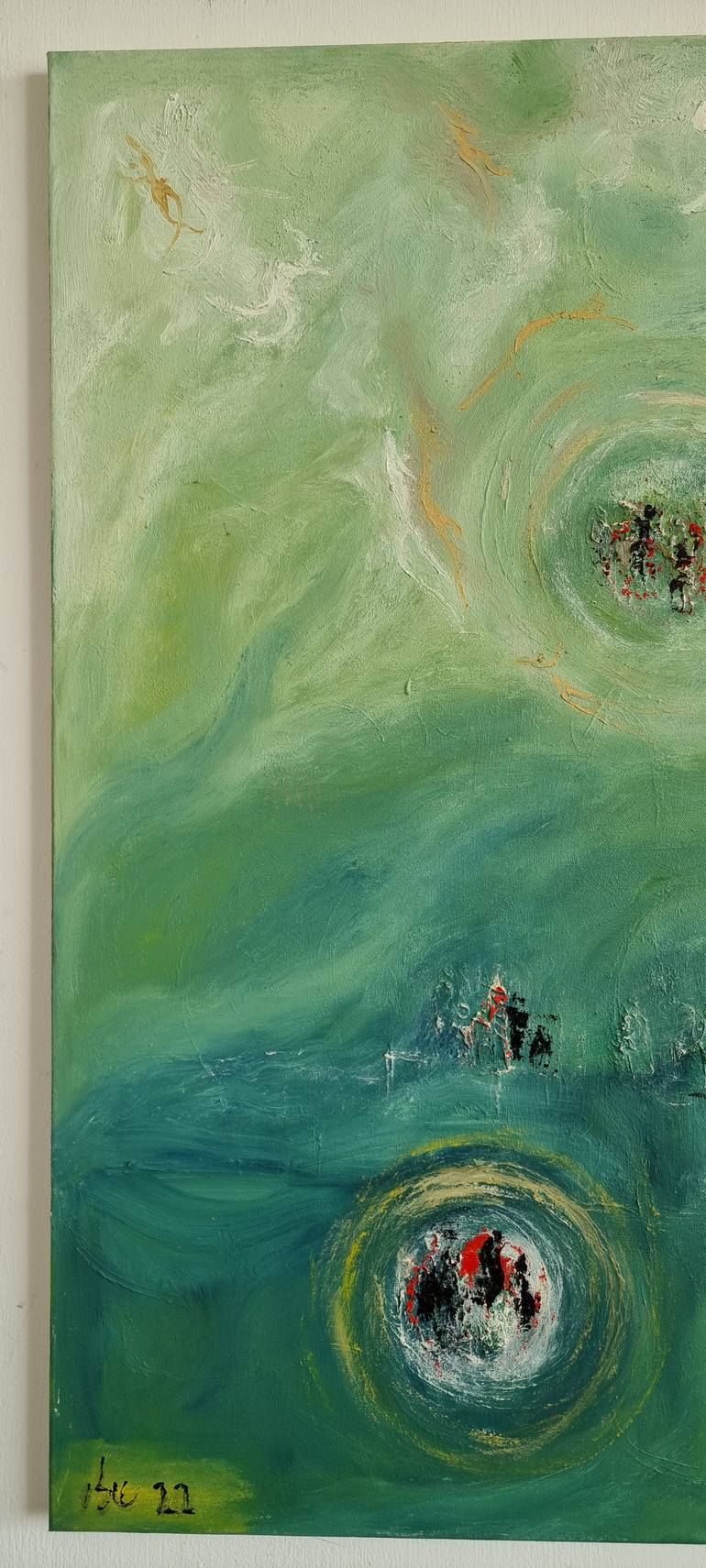 Original Abstract Landscape Painting by Shalev Mann