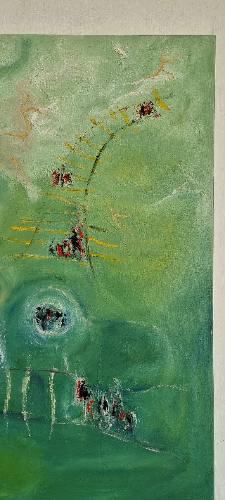 Original Abstract Landscape Painting by Shalev Mann