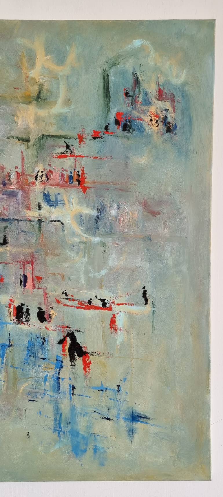 Original Abstract Landscape Painting by Shalev Mann