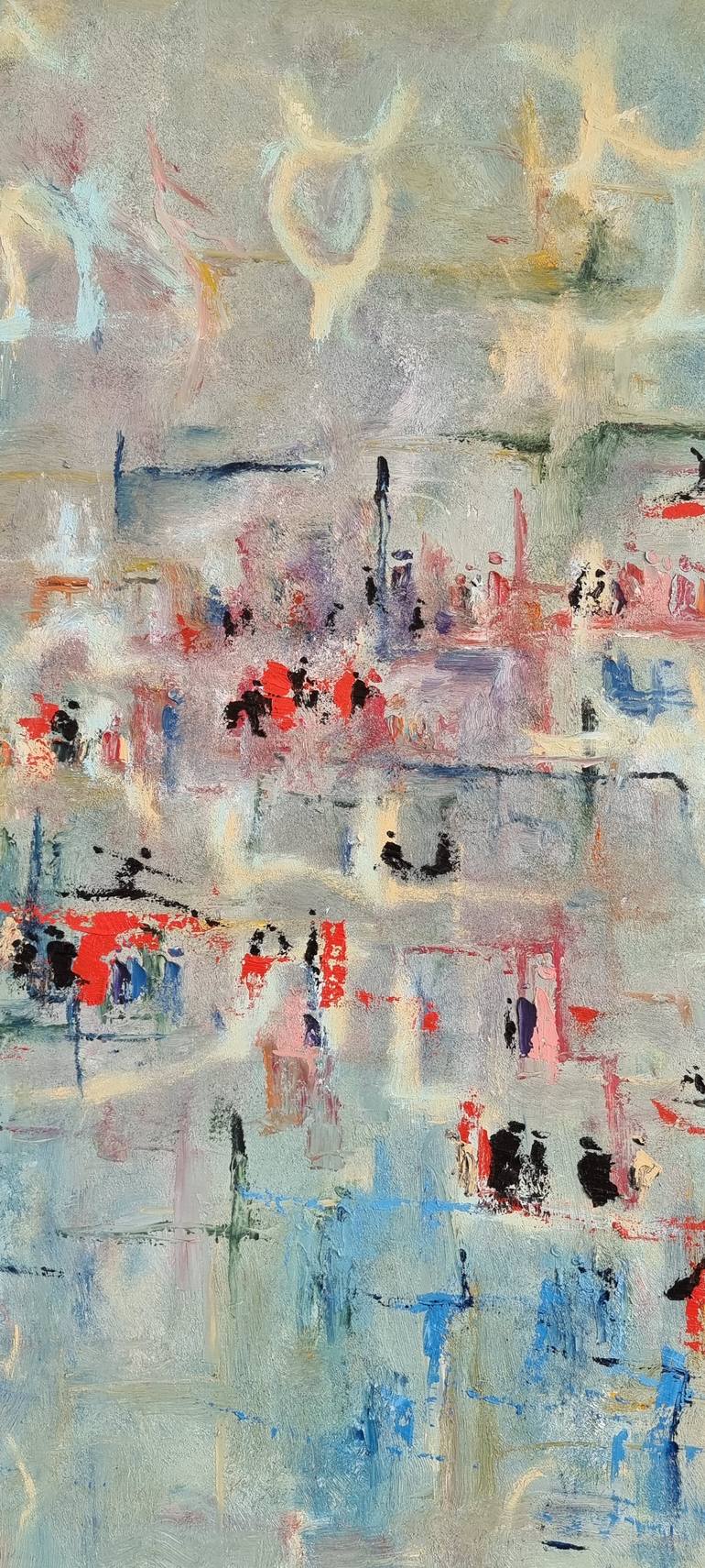 Original Abstract Landscape Painting by Shalev Mann