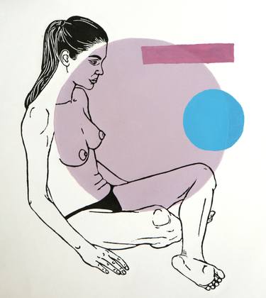 Print of Art Deco Erotic Printmaking by Agnieszka Borkowska