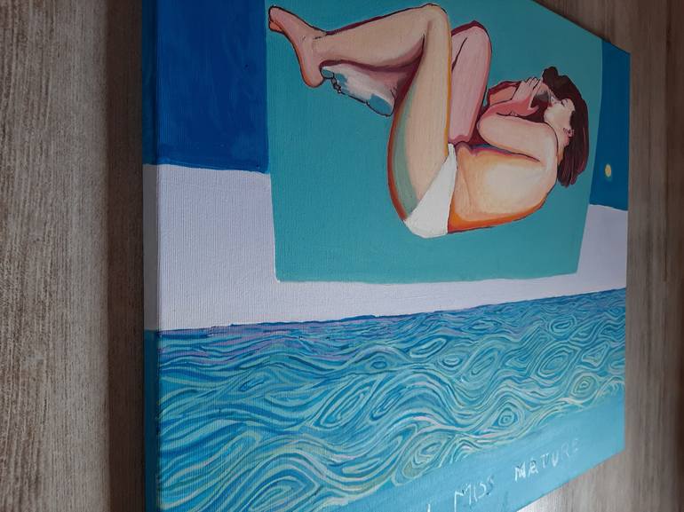 Original Figurative Love Painting by Agnieszka Borkowska