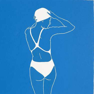 A SWIMMER II/ BLUE - Limited Edition of 12 thumb