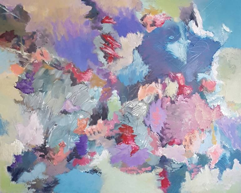 Bursts of color Painting by Robert Morrow | Saatchi Art