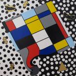 Angine de poitrine de Mondrian coulant by Richard Jolicoeur
