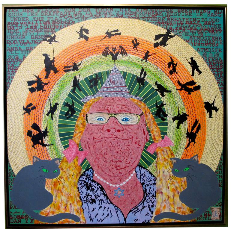 Original Dada Portrait Paintings by Richard Jolicoeur