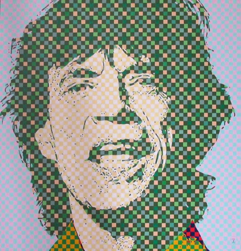 Print of Pop Art Celebrity Paintings by Richard Jolicoeur
