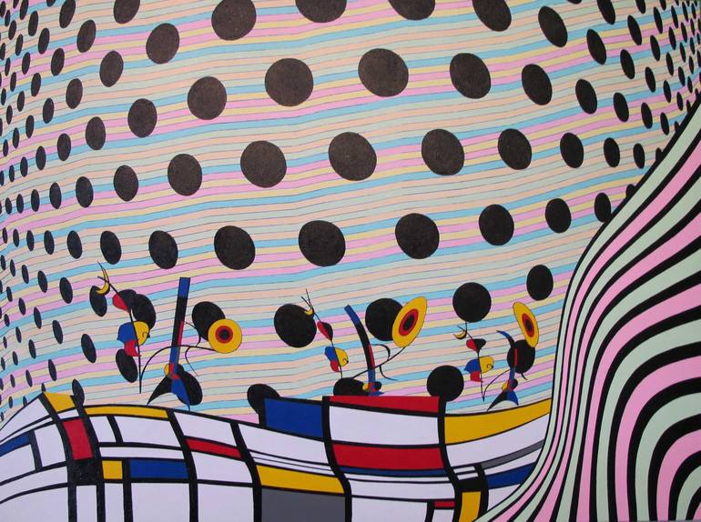 Print of Conceptual Music Paintings by Richard Jolicoeur