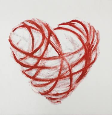 Original Expressionism Love Printmaking by Isabelle Hémard