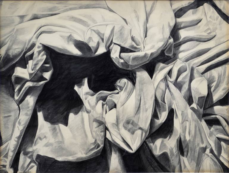 Crumpled Paper Drawing - pencil  Paper drawing, Art drawings, Drapery  drawing