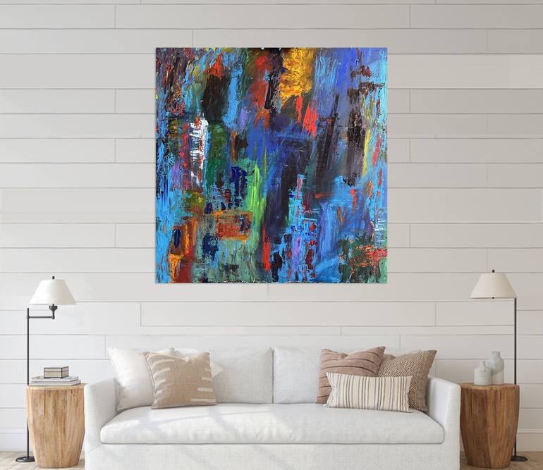 Original Abstract Painting by Nathalie Gribinski