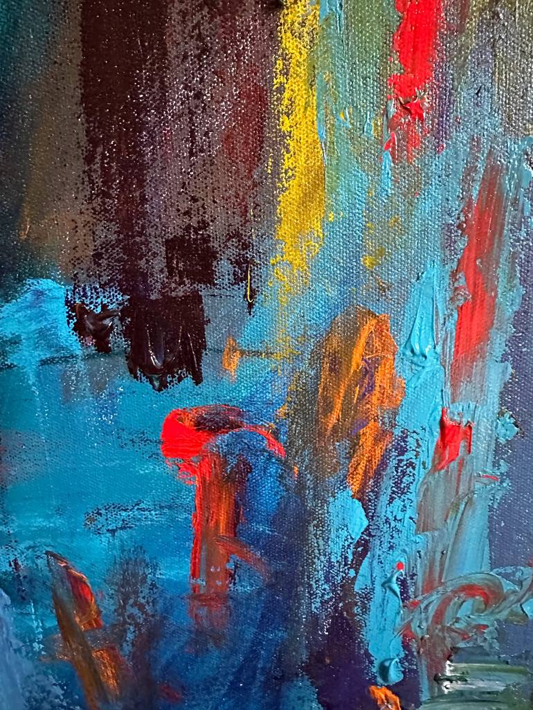 Original Abstract Painting by Nathalie Gribinski