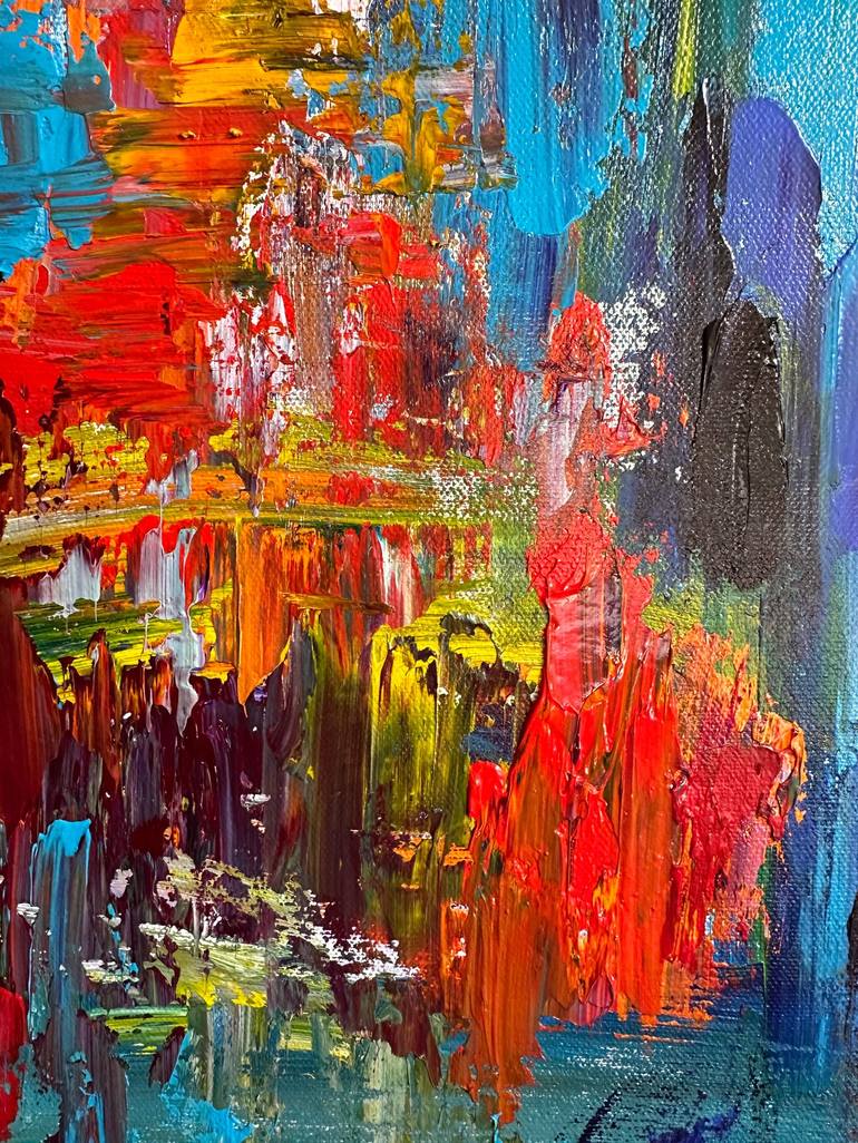 Original Abstract Painting by Nathalie Gribinski