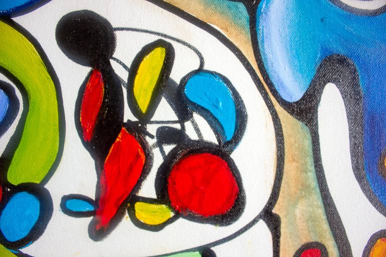 Original Abstract Expressionism Abstract Painting by Nathalie Gribinski
