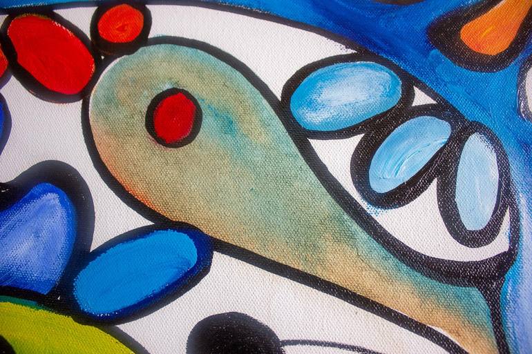 Original Abstract Expressionism Abstract Painting by Nathalie Gribinski