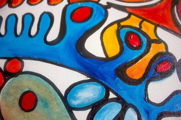 Original Abstract Expressionism Abstract Painting by Nathalie Gribinski