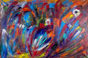 Original Abstract Paintings by Nathalie Gribinski