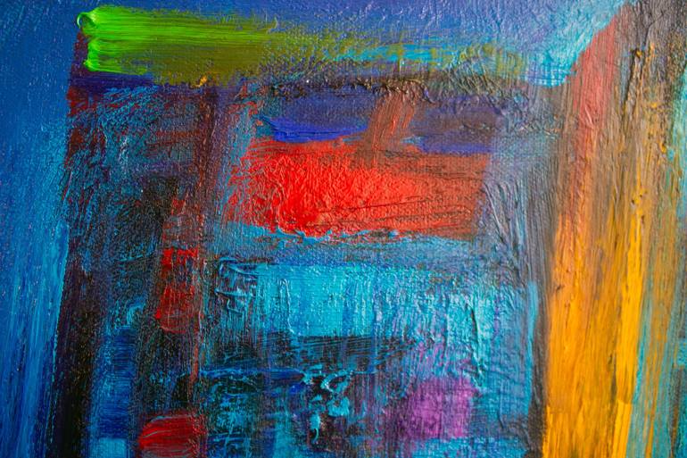 Original Abstract Painting by Nathalie Gribinski