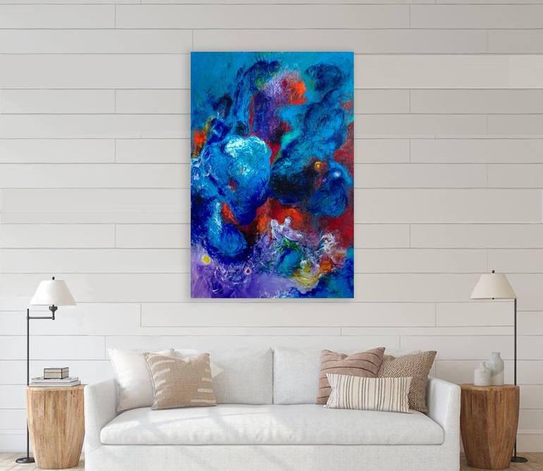 Original Abstract Painting by Nathalie Gribinski