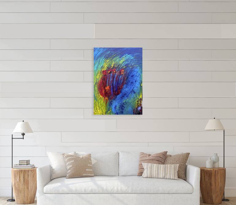 Original Abstract Painting by Nathalie Gribinski