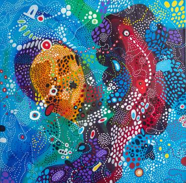 Original Abstract Expressionism Abstract Paintings by Nathalie Gribinski