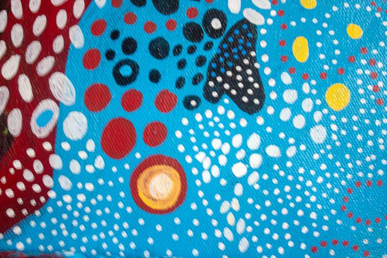 Original Abstract Expressionism Abstract Painting by Nathalie Gribinski