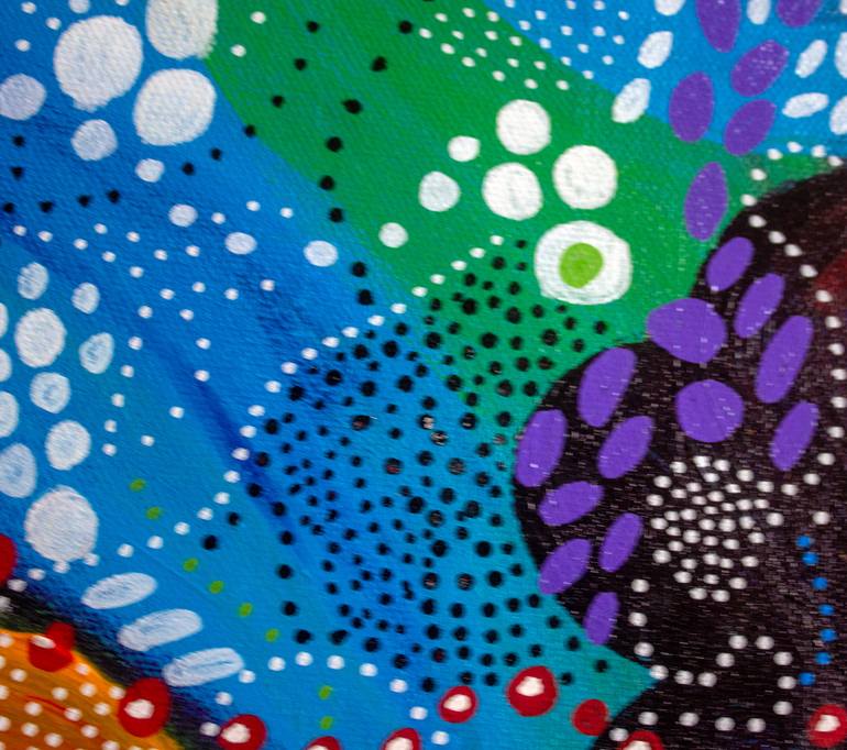 Original Abstract Expressionism Abstract Painting by Nathalie Gribinski