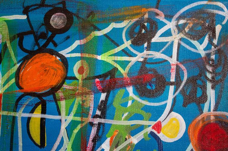 Original Abstract Painting by Nathalie Gribinski