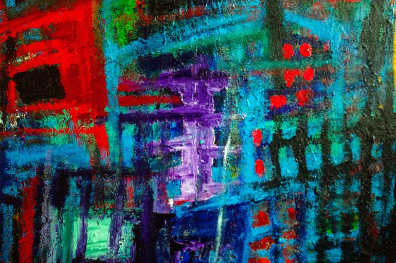 Original Abstract Painting by Nathalie Gribinski