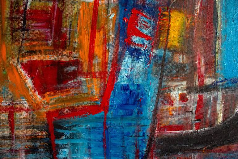 Original Abstract Painting by Nathalie Gribinski