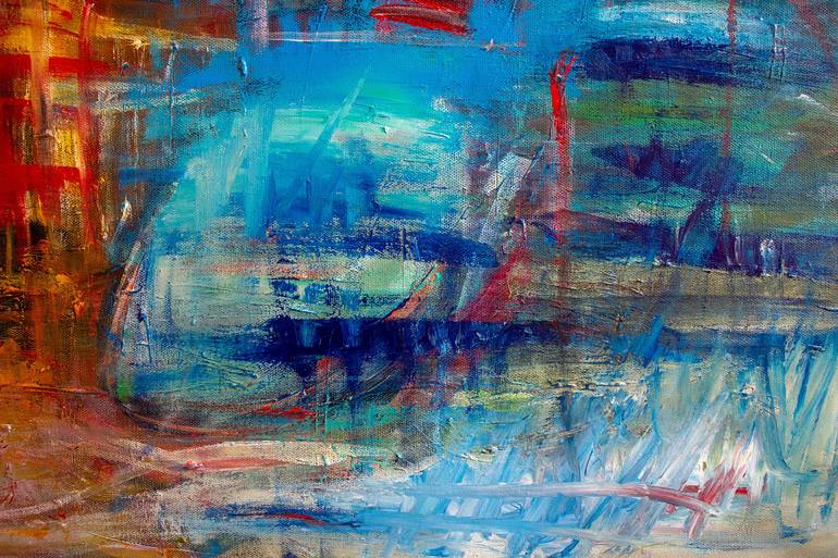 Original Abstract Painting by Nathalie Gribinski