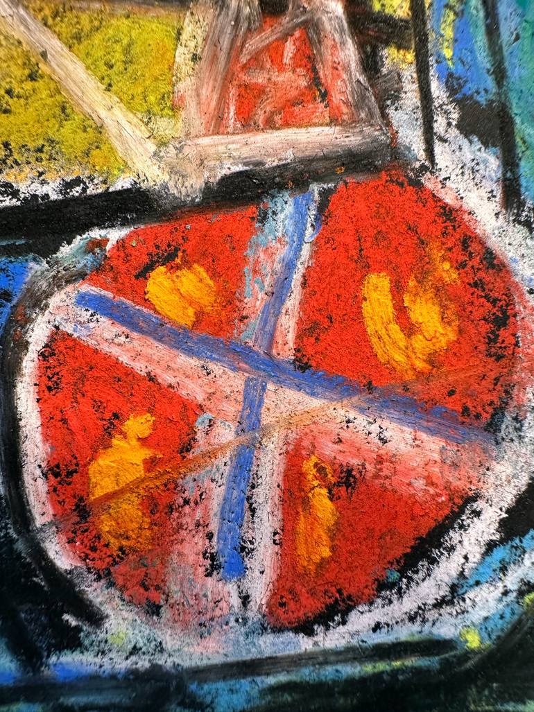 Original Abstract Expressionism Abstract Drawing by Nathalie Gribinski