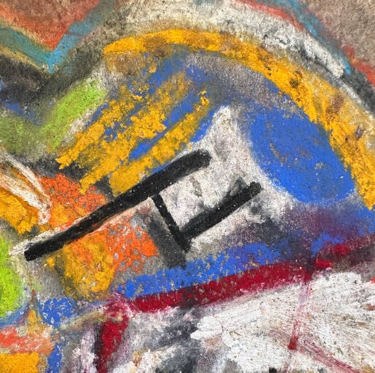 Original Abstract Expressionism Abstract Drawing by Nathalie Gribinski