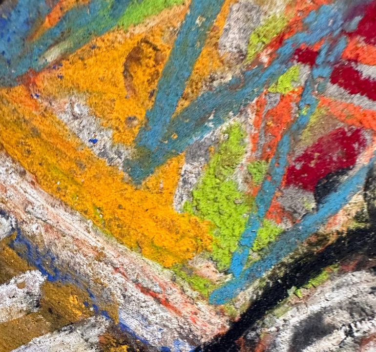 Original Abstract Expressionism Abstract Drawing by Nathalie Gribinski