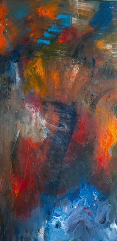 Original Abstract Expressionism Abstract Paintings by Nathalie Gribinski