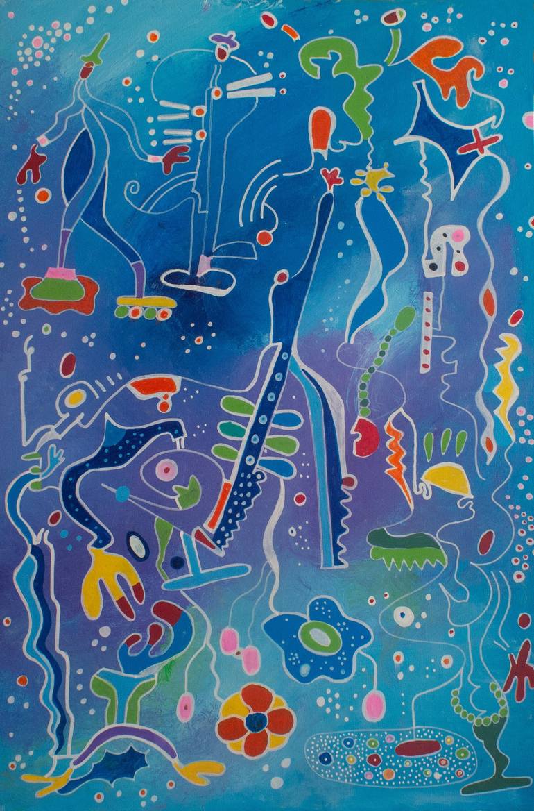 Original  Painting by nathalie gribinski
