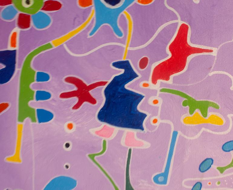 Original Abstract Expressionism Abstract Painting by Nathalie Gribinski
