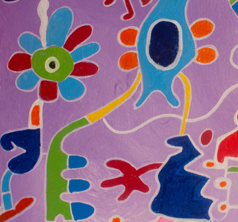 Original Abstract Expressionism Abstract Painting by Nathalie Gribinski