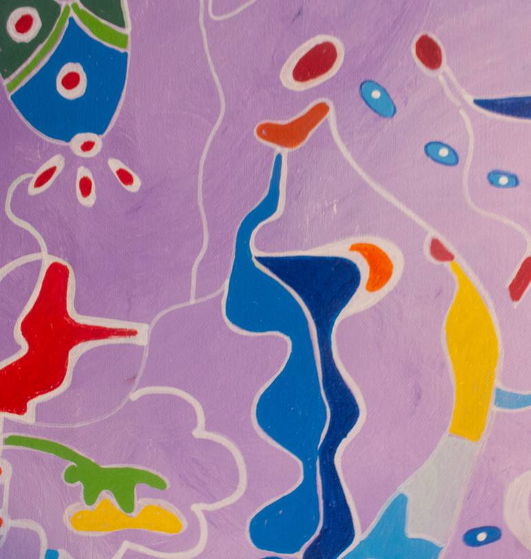 Original Abstract Expressionism Abstract Painting by Nathalie Gribinski