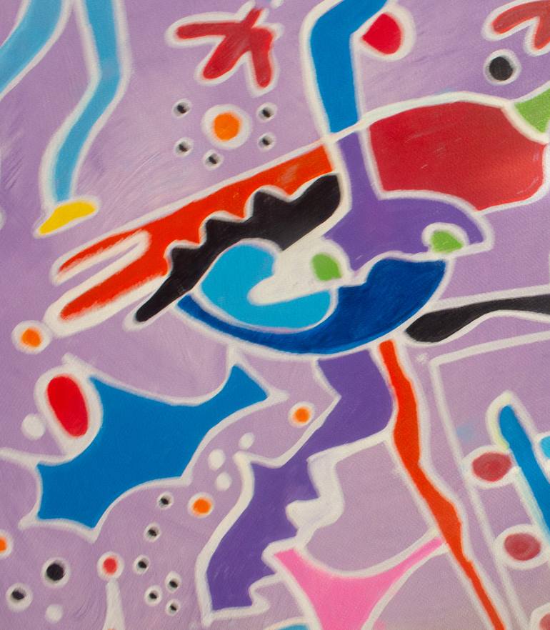 Original Abstract Expressionism Abstract Painting by Nathalie Gribinski