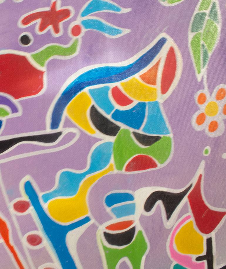 Original Abstract Expressionism Abstract Painting by Nathalie Gribinski